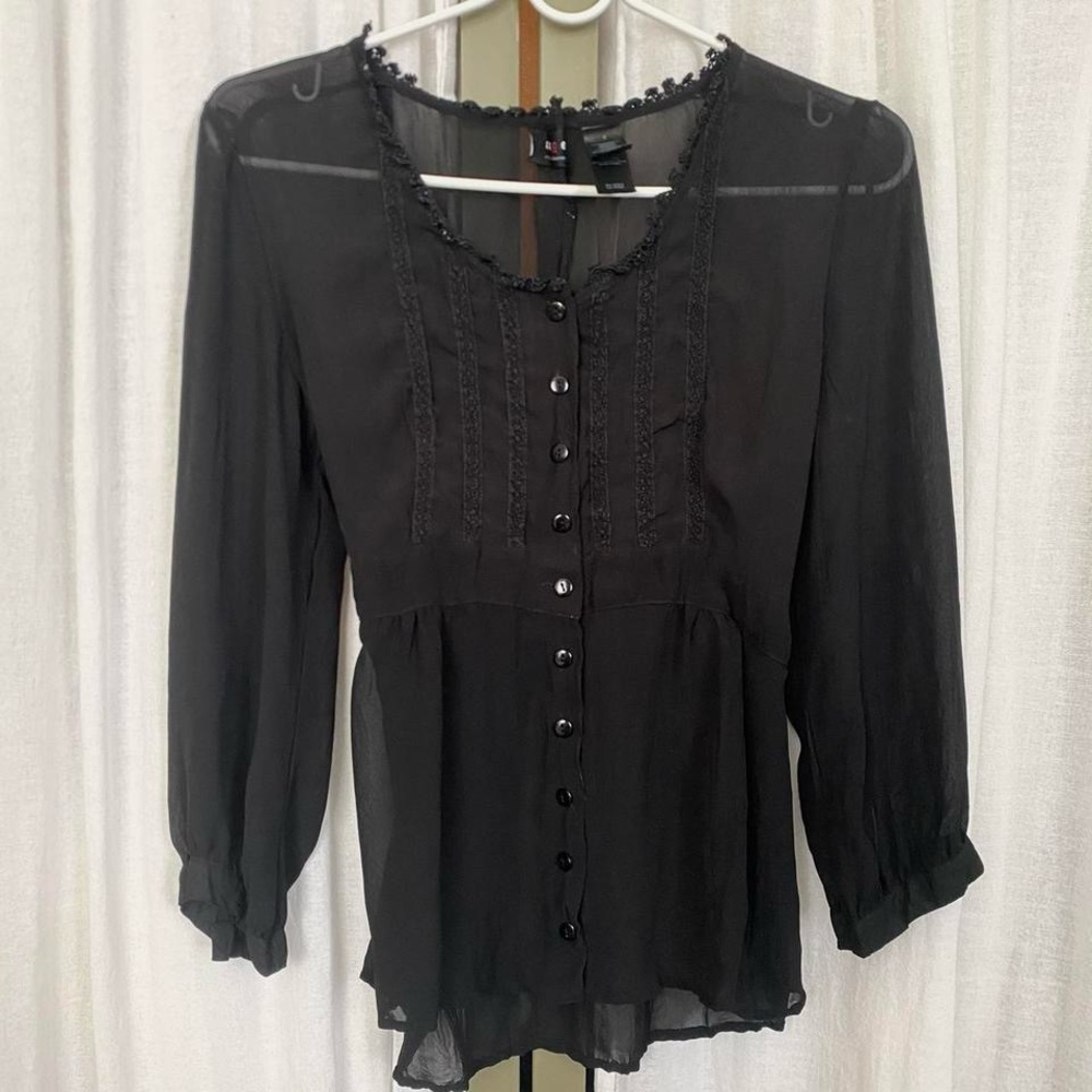 goth/emo style black top